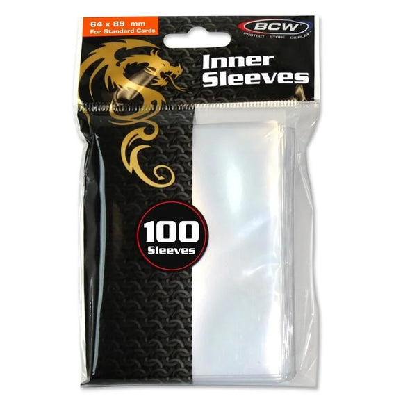 BCW Regular Inner Sleeves (100ct)