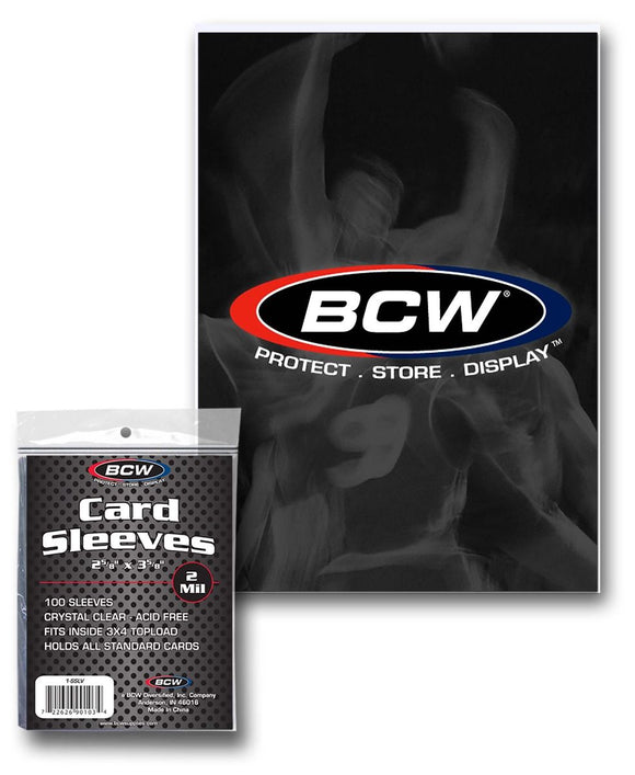 BCW Standard Trading Card Penny Sleeves (100ct)