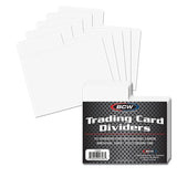 BCW Write-On Horizontal Trading Card Dividers (10ct)