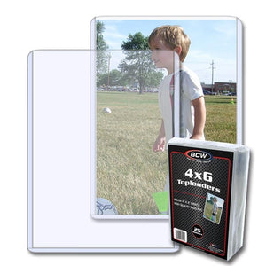 BCW 4"x6" Photograph Toploader (25ct)