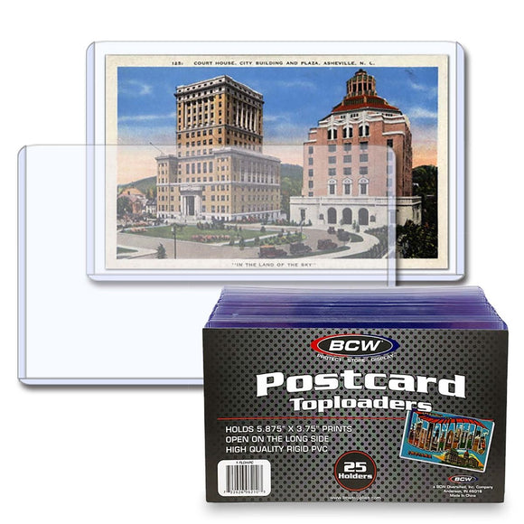 BCW Postcard Toploader (25ct)