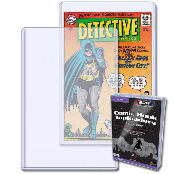 BCW Comic Toploader (10ct) - Silver