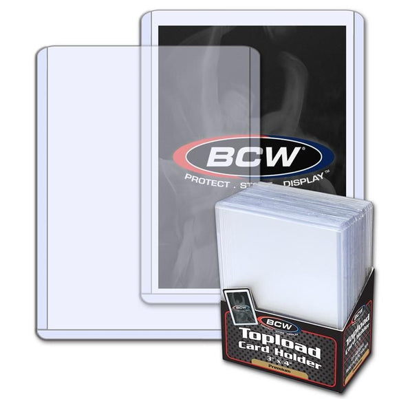 BCW Premium Toploaders 20pt (25ct)