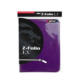 BCW Z-Folio 9-Pocket LX Album Binder - Purple