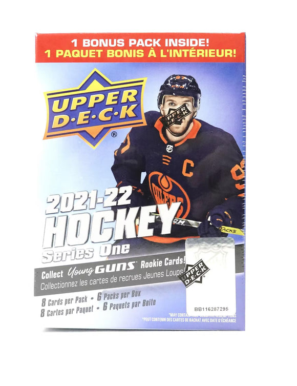 2021-22 Upper Deck Series 1 NHL Hockey - Blaster Box