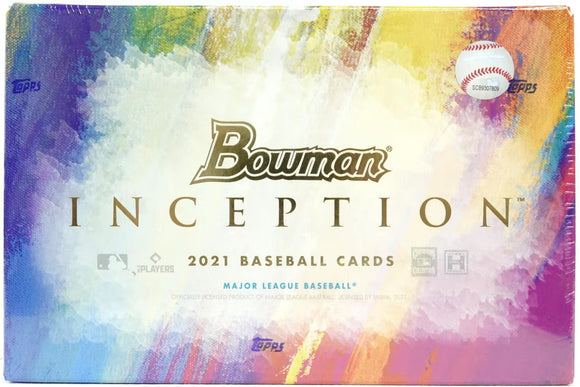 2021 Topps Bowman Inception MLB Baseball cards - Hobby Box