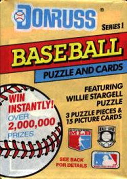 1991 Donruss Series 1 MLB Baseball - Retail Pack