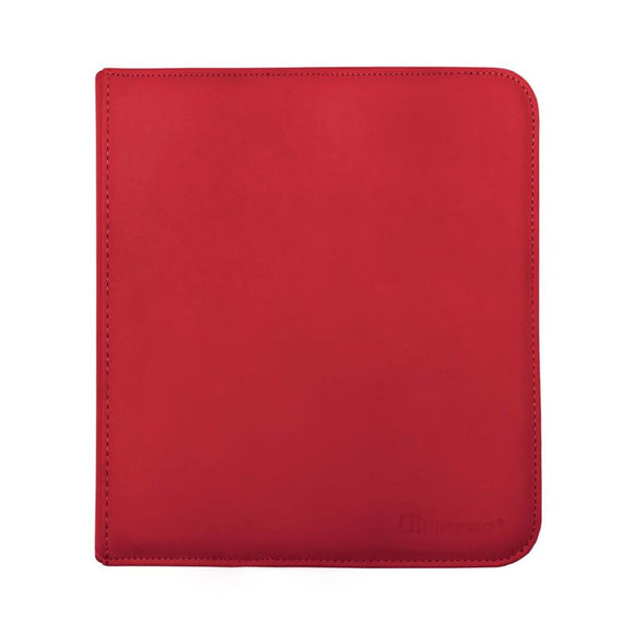 Ultra Pro 12-Pocket Zippered Binder - Red