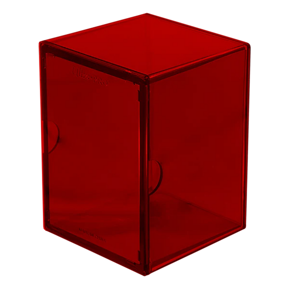 Ultra Pro Eclipse 2-Piece Deck Box (100ct) - Apple Red