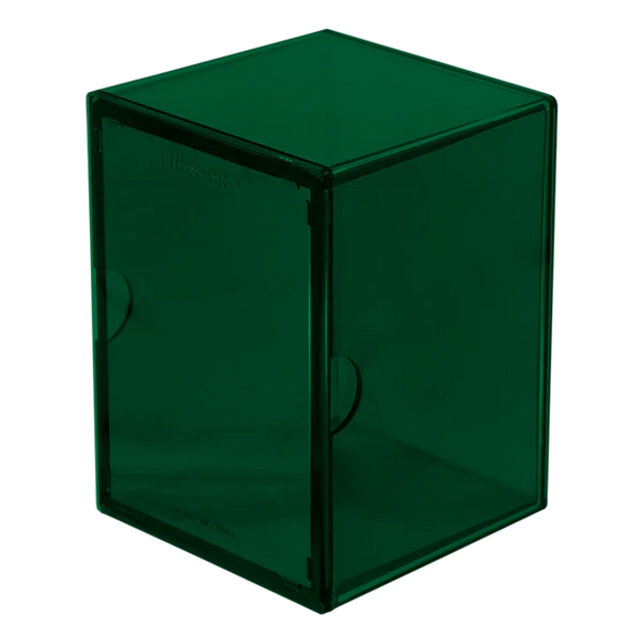 Ultra Pro Eclipse 2-Piece Deck Box (100ct) - Emerald Green