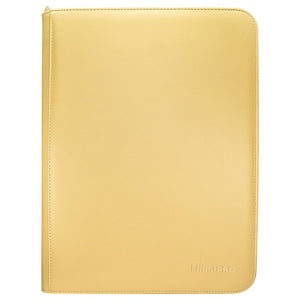 Ultra Pro Vivid 9-Pocket Zippered Pro Binder - Yellow