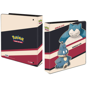 Ultra Pro 2" 3-ring Portfolio Album Binder - Pokemon Snorlax & Munchlax