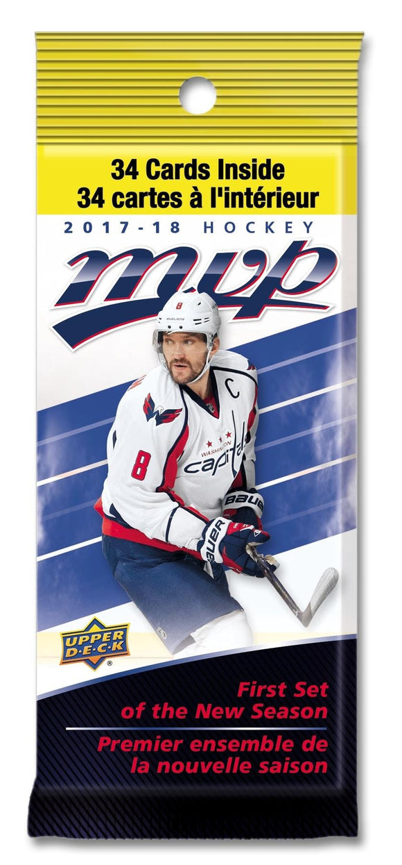 2017-18 Upper Deck MVP NHL Hockey - Cello/Fat/Value Pack