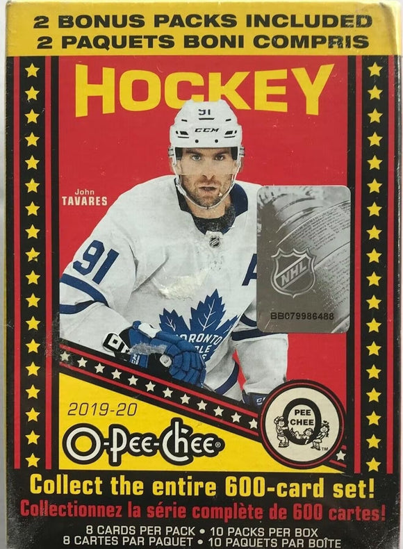 2019-20 Upper Deck O-Pee-Chee NHL Hockey cards - Blaster Box