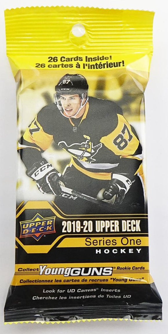 2019-20 Upper Deck Series 1 NHL Hockey - Cello/Fat/Value Pack