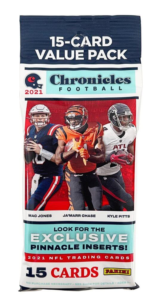 2021 Panini Chronicles NFL Football cards - Cello/Fat/Value Pack