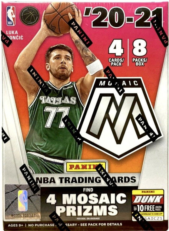 2020-21 Panini Mosaic NBA Basketball cards - Blaster Box