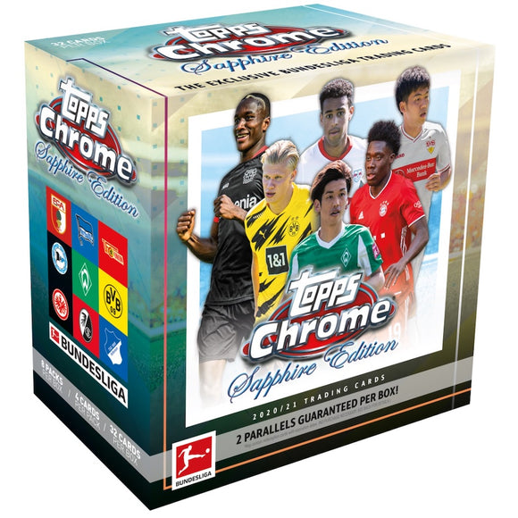 2020-21 Topps Chrome Bundesliga Sapphire Edition Soccer - Hobby Box