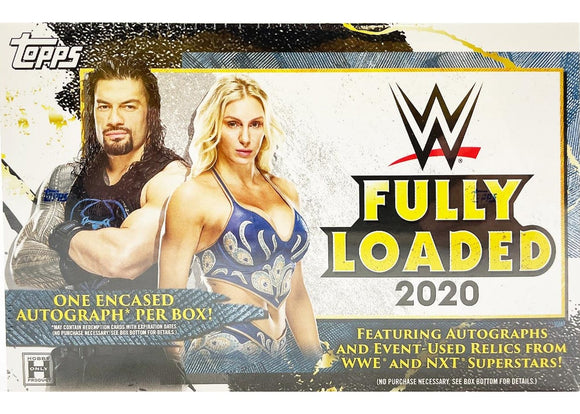 2020 Topps WWE Fully Loaded Wrestling trading cards - Hobby Box