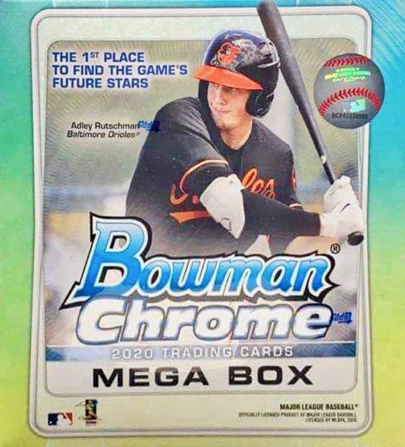 2020 Topps Bowman Chrome MLB Baseball - Mega Box