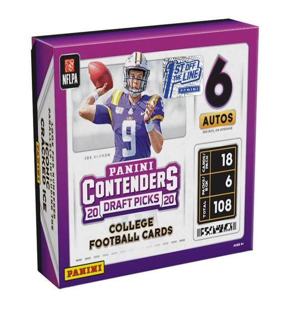 2020 Panini Contenders Draft Picks FOTL NFL Football - Hobby Box