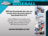 2020 Topps Chrome MLB Baseball - Cello/Fat/Value Pack