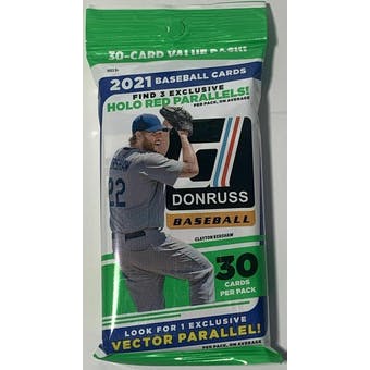 2021 Panini Donruss MLB Baseball cards - Cello/Fat/Value Pack