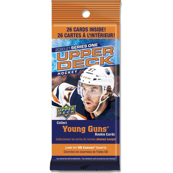 2020-21 Upper Deck Series 1 NHL Hockey - Cello/Fat/Value Pack
