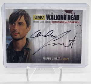 Andrew J. West "Gareth" - 2016 Cryptozoic The Walking Dead S4 Auto #AJW2