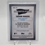 Trevor Rogers 180/199 - 2021 Topps 70 Years of Baseball Autographs RC BLACK #70YA-TR