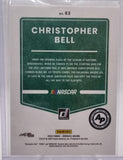 Christopher Bell /25 - 2022 Panini Donruss Racing PINK #83