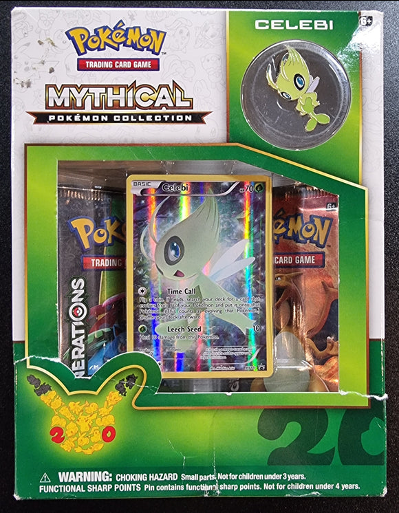 Pokemon TCG: 20th Anniversary XY Mythical Pokémon Collection Box - Celebi