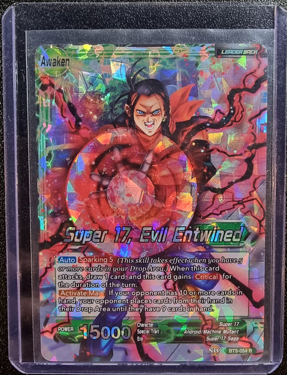 Super 17, Evil Entwined - Dragon Ball Miraculous Revival Rare #BT5-054 R