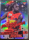 2022 TeamCoach AFL Star Powers singles - PICK YOUR CARD