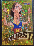 2018 Select AFL Footy Stars Starburst Caricatures Yellow - PICK YOUR CARD