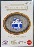 Ben Cunnington - 2022 Select AFL Optimum Optimum+ #073/115