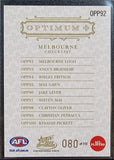 Melbourne Demons Checklist - 2022 Select AFL Optimum Optimum+ #080/115