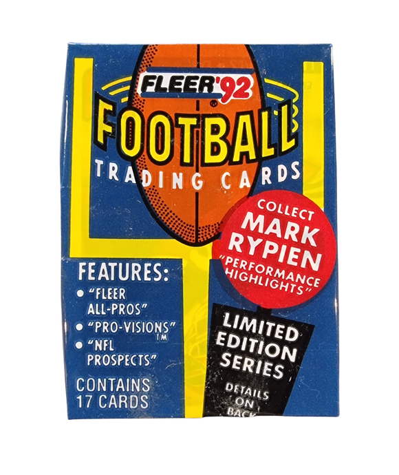 1992 Fleer NFL Football cards - Hobby Pack