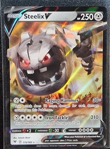 Steelix V - Pokemon Vivid Voltage Holo Foil Ultra Rare #115/185