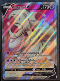 Alcremie V - Pokemon Shining Fates FULL ART Holo Foil Ultra Rare #064/072