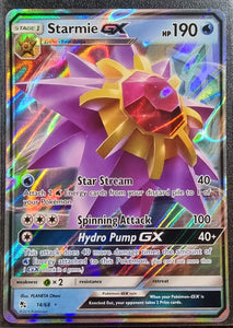 Starmie GX - Pokemon Hidden Fates Holo Foil Ultra Rare #14/68