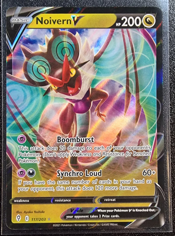 Noivern V - Pokemon Evolving Skies Holo Foil Ultra Rare #117/203