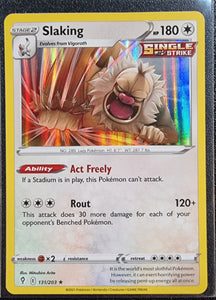 Slaking - Pokemon Evolving Skies Holo Foil Rare #131/203