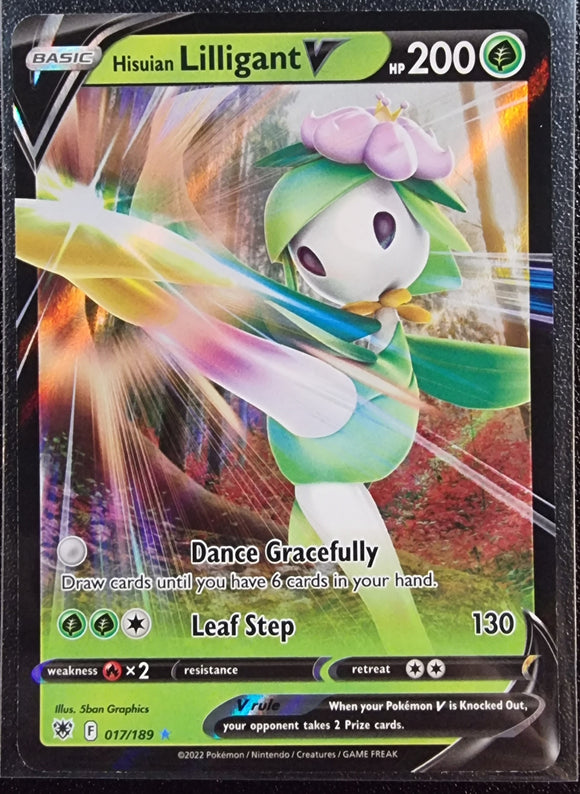 Lilligant V - Pokemon Astral Radiance Holo Foil Ultra Rare #017/189