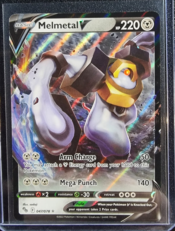 Melmetal V - Pokemon GO Holo Foil Ultra Rare #047/078