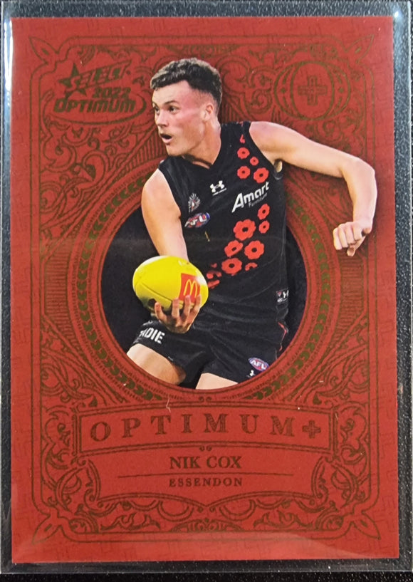 Nik Cox - 2022 Select AFL Optimum Optimum+ #015/450