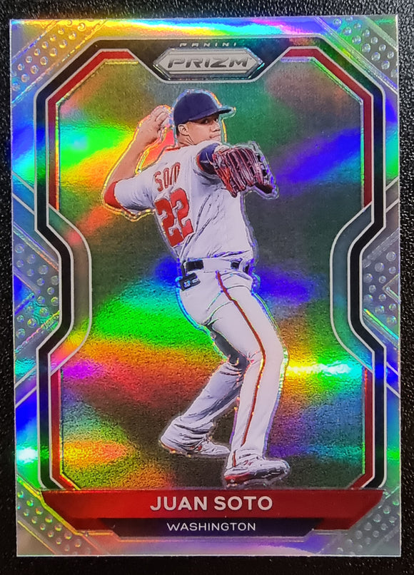 Juan Soto - 2021 Panini Prizm Baseball SILVER PRIZM #203