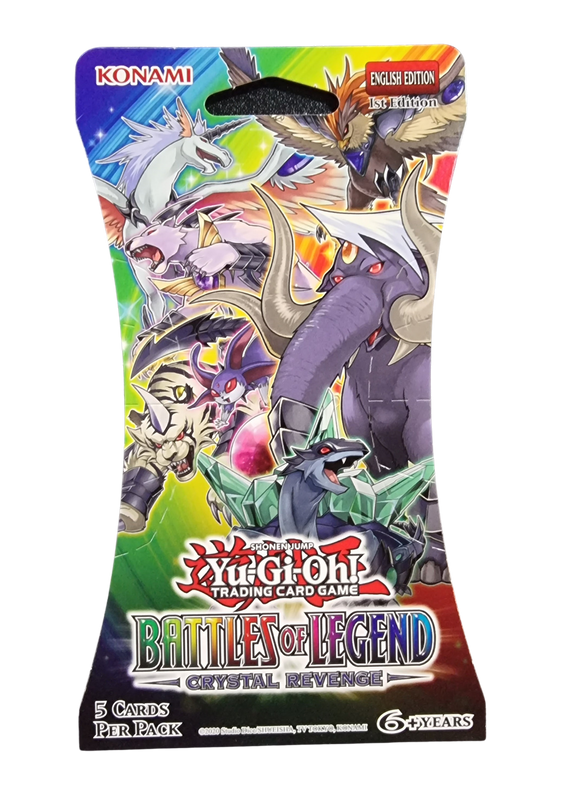 Yu-Gi-Oh! Battles of Legend : Crystal Revenge - Sleeved Booster Pack (Retail)
