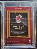 Dwyane Wade /25 - 2020-21 Panini Court Kings Legacy Portraits Autograph #LP-DWY