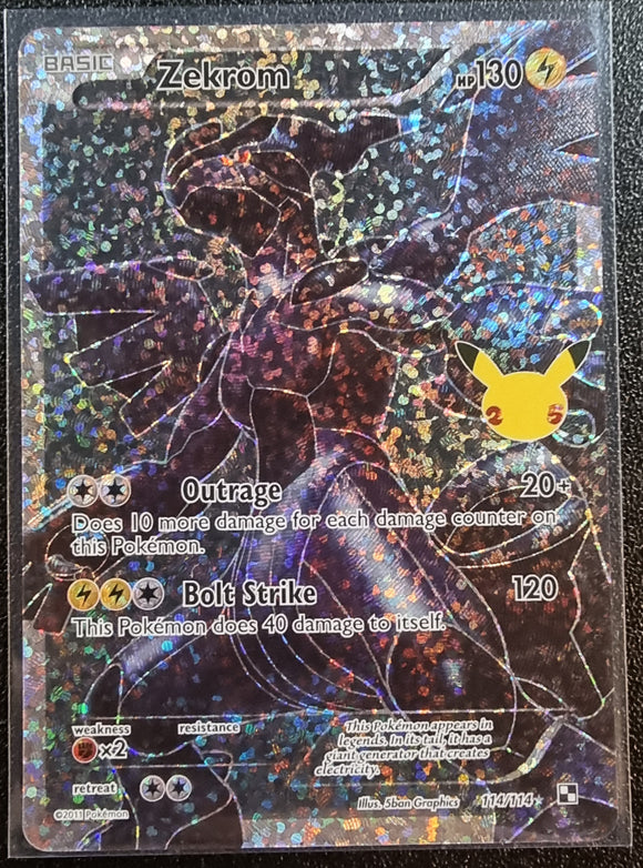 Zekrom - Pokemon Celebrations Classic Collection Holo Foil Ultra Rare #114/114